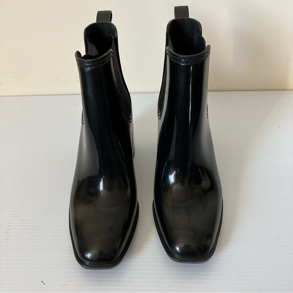 Jeffrey Campbell Black Women’s Hurricane Chelsea Rain Boot size 7 - Picture 5 of 10